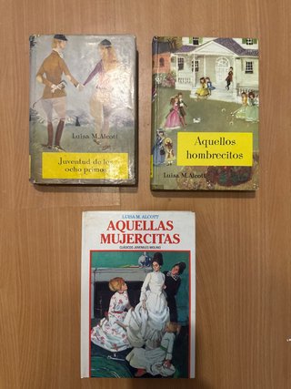 Lote libros antiguos Luisa M.Alcott