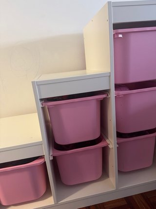 Juguetero trofast IKEA Rosa