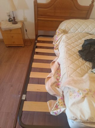 Cama de madera 105 cm