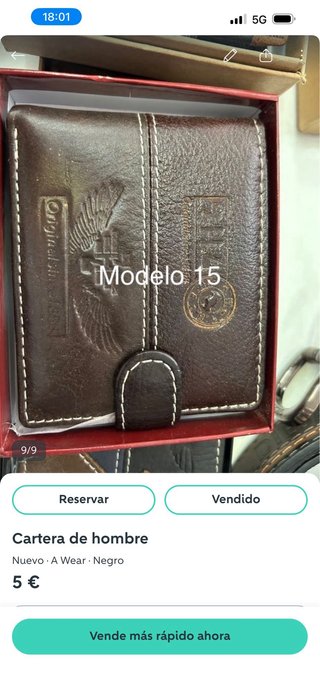 Cartera  modelo 15