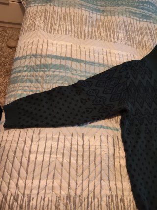 Jersey verde con estampado