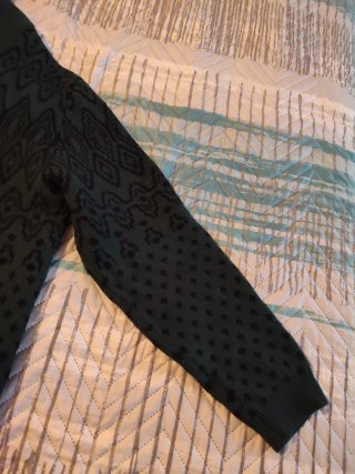 Jersey verde con estampado
