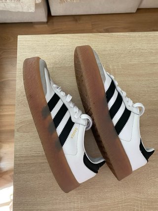 Zapatillas Adidas Mujer Blancas y Grises
