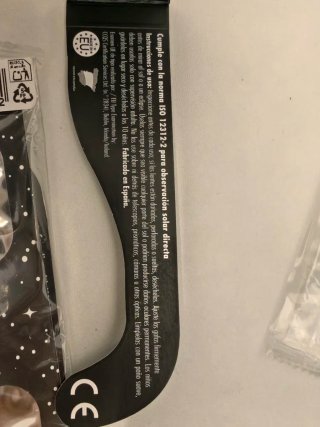 Gafas Eclipse ISO 12312-2 (Paquete de 3)