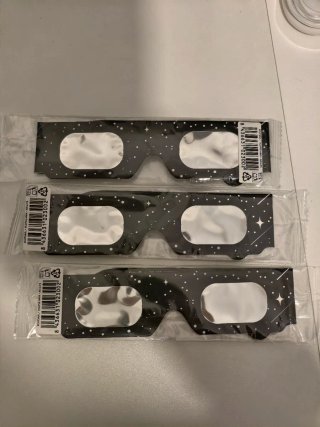 Gafas Eclipse ISO 12312-2 (Paquete de 3)