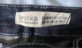 Pantalón vaquero desgastado chica T-M