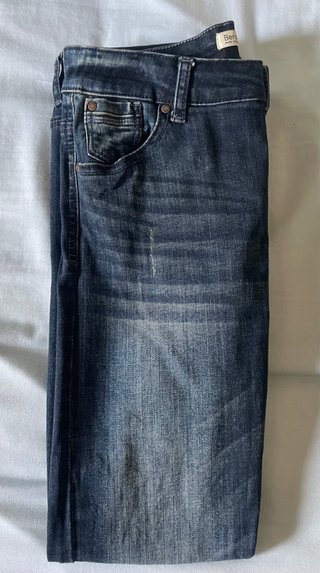 Pantalón vaquero desgastado chica T-M