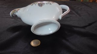 2 Salseras Porcelana Decorada Antiguas