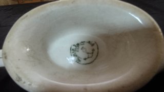 2 Salseras Porcelana Decorada Antiguas