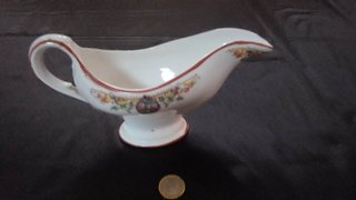 2 Salseras Porcelana Decorada Antiguas