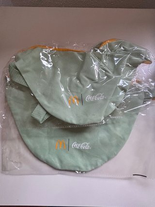 Bolsa Riñonera McDonald's Coca-Cola Verde