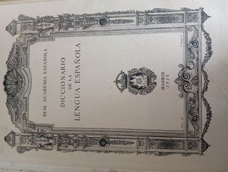 Diccionario de la Lengua Española