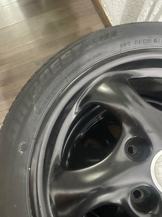 4 Llantas 17” + Neumáticos Bridgestone Potenza 205