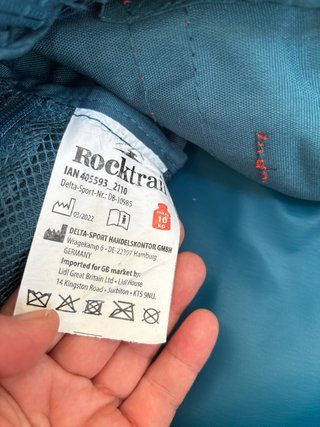 Maleta Rocktrail Azul y Naranja