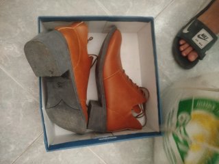 Botines marrones con cordones