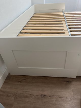 Diván blanco con cajones Ikea