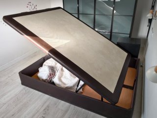 Canapé Cama Matrimonio 150x200 Marrón de muy buena