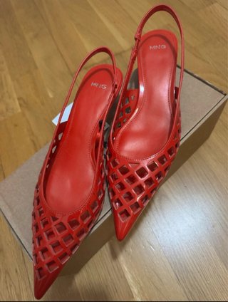 Zapatos Mango Rojos Talla 38
