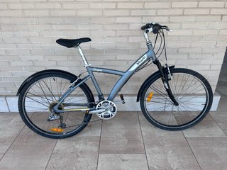 Bicicleta BTWIN gris mujer