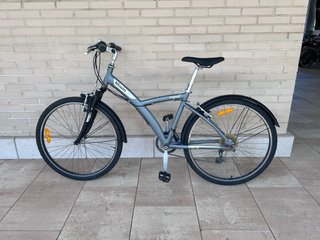 Bicicleta BTWIN gris mujer