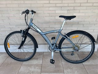 Bicicleta BTWIN gris mujer
