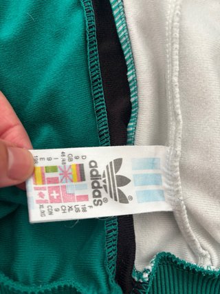 Chaqueta Adidas Retro Turquesa Negra