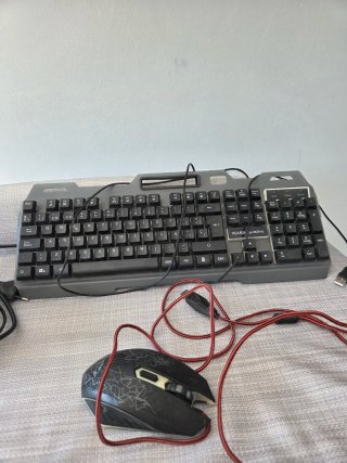 Lote: Teclado, Ratón y Antena
