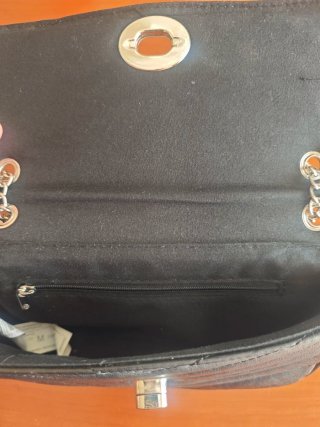 Bolso negro Stradivarius