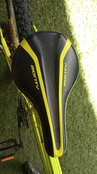 Bicicleta infantil Monty color amarillo fluor