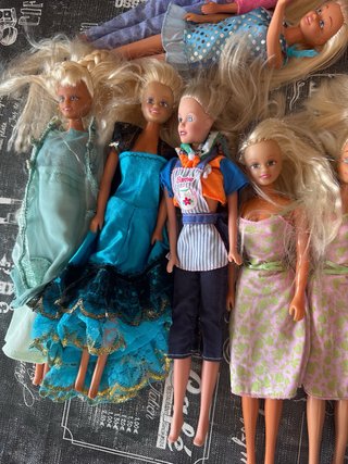 Lote 8 Barbie originali