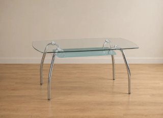 Mesa de cristal moderna
