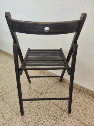 Silla Plegable de Madera de Ikea (Vitange)