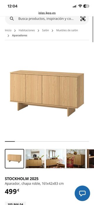 Aparador de madera Ikea