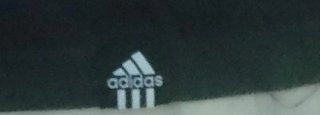 "Maglietta Adidas nera logo splash – vintage"