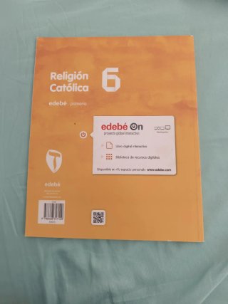 Libro de religión católica 6°primaria edebe