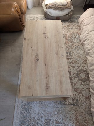 OFERTA Mesa centro ELEVABLE roble nodi