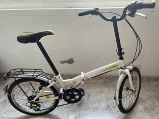 Bicicleta Plegable Blanca 20