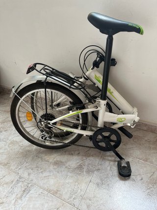 Bicicleta Plegable Blanca 20