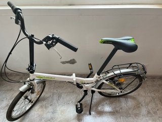 Bicicleta Plegable Blanca 20