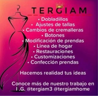 TERGIAM: Arreglos de Ropa a tu Medida