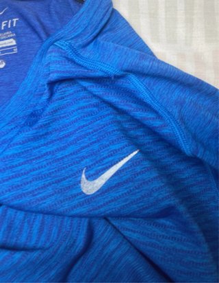 Camiseta deportiva Nike Running azul