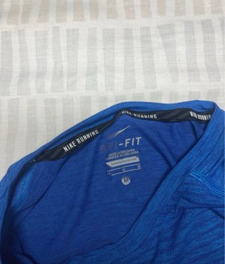 Camiseta deportiva Nike Running azul