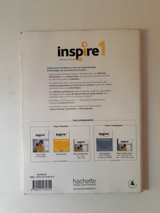 Pack libros Inspire 1 A1 Méthode de français