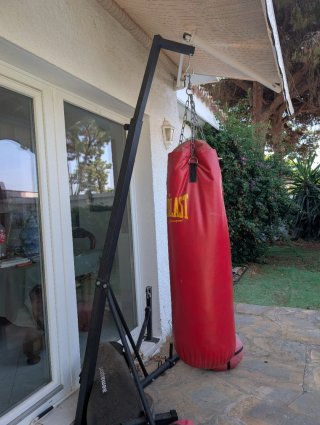 Saco de boxeo Everlast + Soporte de pie Nuevo