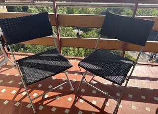 Set Terraza: 2 Sillas Plegables