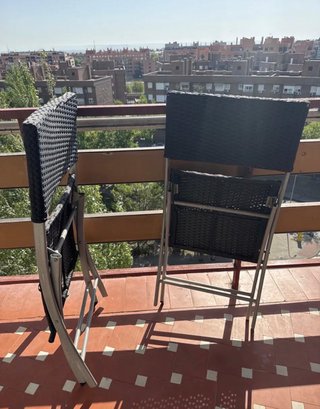 Set Terraza: 2 Sillas Plegables