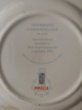 Plato decorativo Pontesa Avon 1974