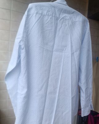 Camisa de vestir estampada hombre