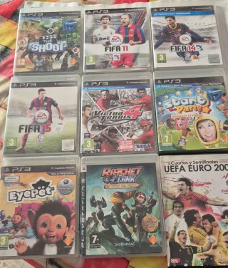Lote Videojuegos PS3: FIFA, Ratchet & Clank