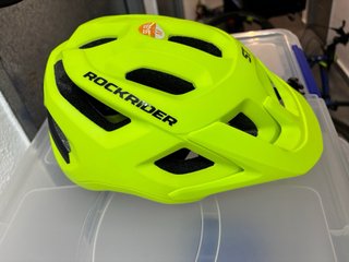 Bicicleta Rockrider ST 540 Azul mas casco, talla M